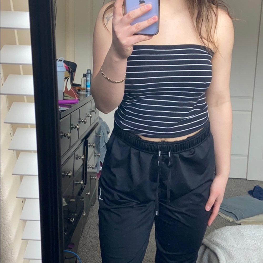 Cropped tube top